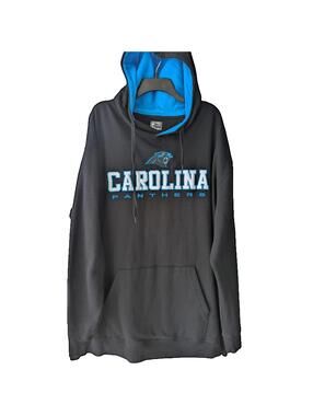 Carolina Panthers Hoodie 4XLT Black Football NFL Pro Line Fanatics Big Tall 4XT